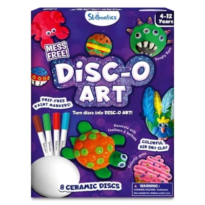 Image of Skillmatics Art &amp; Craft Activity Disc o Art, Mess Free for Girls Boys, Kits Supplies, DIY Creative Activity, Gifts Kids Ages 4, 5, 6, 7, 8, 9, 10, 11,12