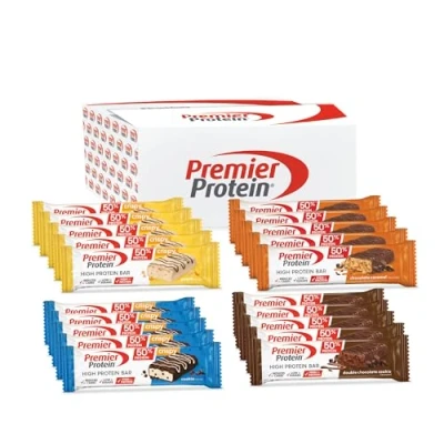 Image of Premier Protein High Bar 50% Multiflavourbox 20x40g Low Sugar Carb
