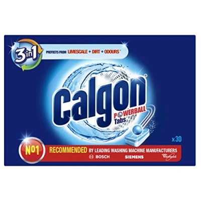Image of Calgon Tablets 3 in 1 Water Softener, 30 Pack of (90 Tablets)