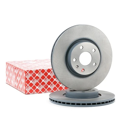 Image of 1KD615301D, 561615301, 561615301A, 5C0615301E, L3CD615301 Brake disc FEBI BILSTEIN 24384 Front Axle 312mm 25mm 5 Hole 112mm internally vented Coated