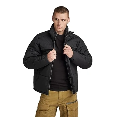 Image of G STAR RAW Men&#039;s Foundation Padded Jacket, black (dk D22886 D419 6484), M