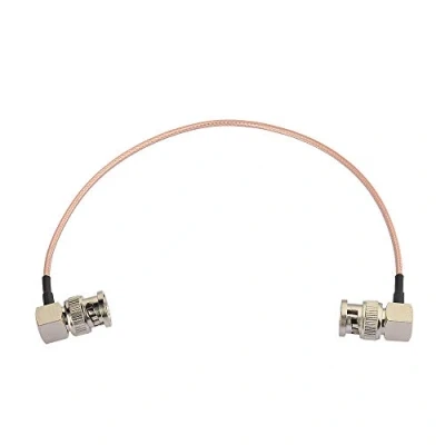 Image of Eightwood SDI Cable BNC Male Right Angle to 30cm RG179 Coax for BMCC Blackmagic BMPCC HD Video Camera Flexible CB Radio Antenna