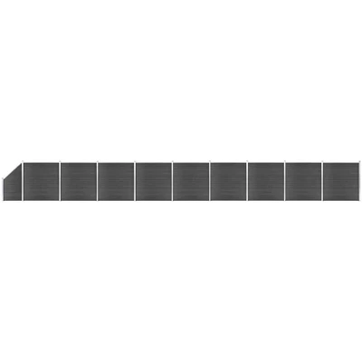 Image of vidaXL Fence Panel Set WPC 1657x
