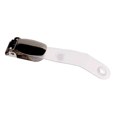 Image of EUROPEL Fastening Strip with Suspender Clip for Badge Holder, Crocodile Safety Clip, 53 x 13 mm, Pack 24 Pieces