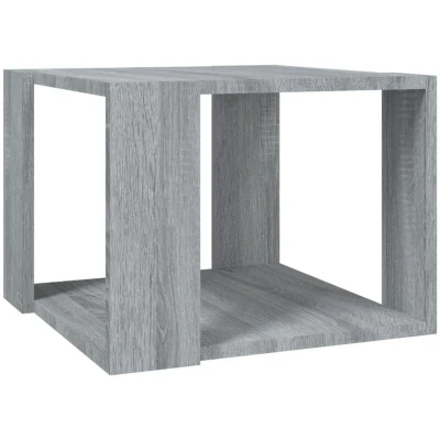 Image of vidaXL Coffee Table Grey Sonoma 40x40x30 cm Engineered Wood