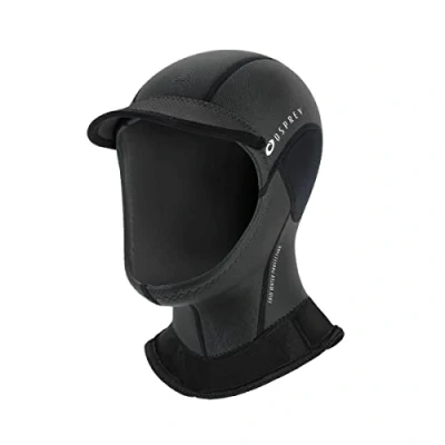 Image of Osprey Wetsuit Hood Unisex 2mm Neoprene, Durable, Stretchable Thermal Diving for Snorkelling, Surfing and Swimming, Black