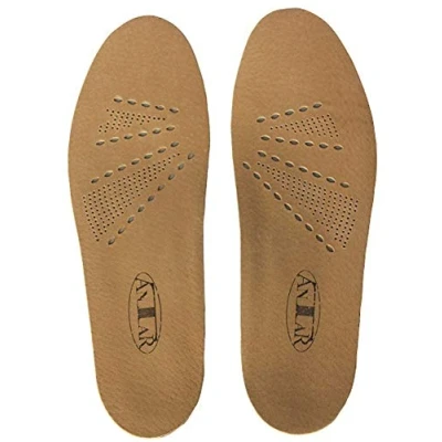Image of Antar AT53503 Leather Orthopaedic Insoles with Longitudinal and Transverse Arch Support 80 g, Size 43
