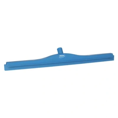 Image of Vikan 77153 Squeegee, Ultra Hygiene, Dbl Blade, 28&quot; PP/RB BL,Blue,L