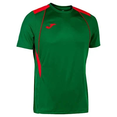 Image of Joma Men&#039;s Championship VII T Shirt, Green/Red, L