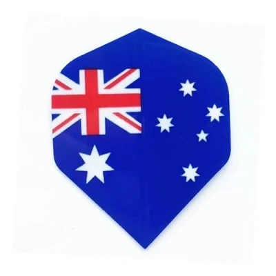 Image of Dartfellas Australia Australian Flag Strong Durable Dart Flights for Steel &amp; Soft Tip Darts (3 Sets 9 Flights)