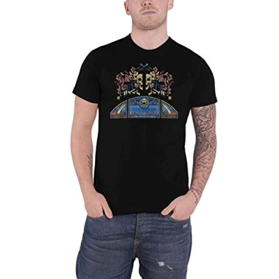 Image of Rag N Bone Man T Shirt Coloured Graveyard Logo Official Mens Black XL