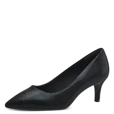 Image of Tamaris Women&#039; 1 22413 41 Pump, Black Structured, 4 UK