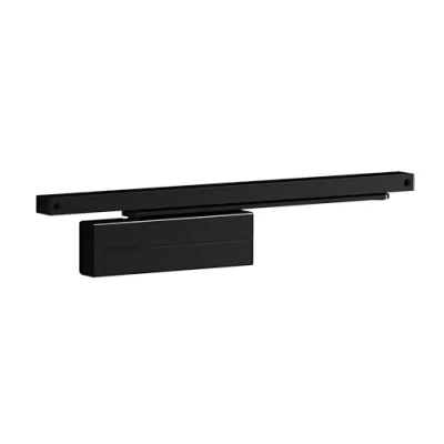 Image of Tesa Assa Abloy DC175 9005 Door Closer with Sliding Guide Black