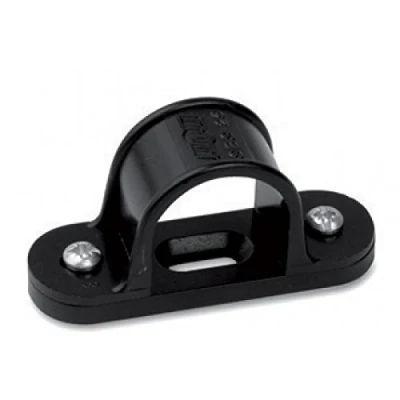Image of (Pack of 5) Univolt Conduit Spacer Black PVC Bar Saddle SBS 20mm