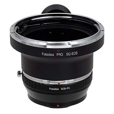 Image of Fotodiox Pro Lens Mount Adapters, Bronica SQ (SQ A, Am, Ai, B) Lenses to Fujifilm X Series Mirrorless Camera Adapter fits Bodies such as Pro1, E1, M1, A1, E2, T1