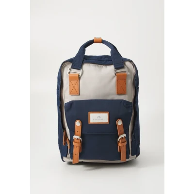 Image of Doughnut Macaroon Backpack for Men and Women Lightweight School Bag Casual Daypack 16 Liters Basic Water Resistant Rucksack Travel, Sports, Hiking with Pockets(Ivory X Navy)