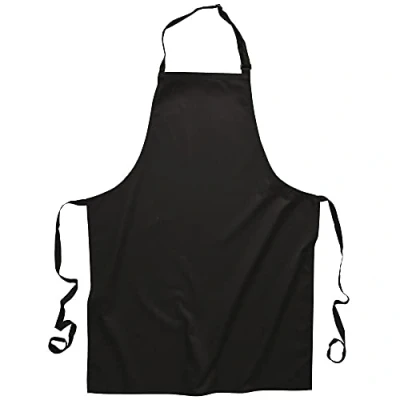 Image of Portwest PolyCotton Bib Apron, Size: One Size, Colour: Black, S841BKR