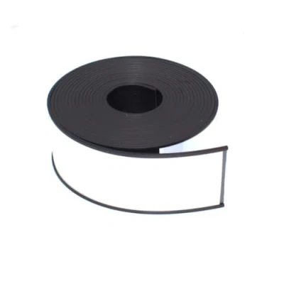Image of Magnetic Label Holder Roll 70mm high x 5M Long, Metal Holder, Labels, Large Labels for Storage Boxes