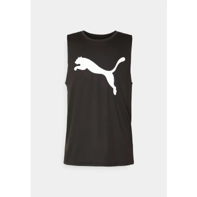Image of Puma Essential Sleeveless TANK Top, Men&#039;s, Size: Medium, Black