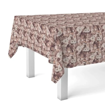Image of Martina Home TAJO Oilcloth Tablecloth 220X140 BROWN
