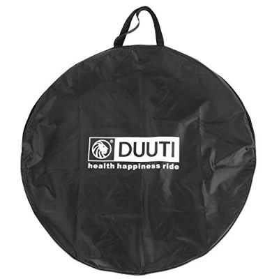 Image of Soft Bike Wheel Bag, Durable Carrying Bag Nylon Mountain Road Cycling Storage Protective Carrier (29in) Racking And