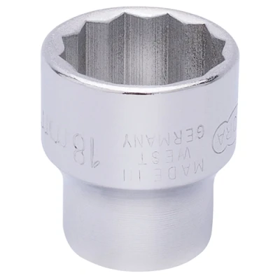 Image of Elora Bi Hexagon Socket, 3/8&quot; Sq. Dr., 18mm