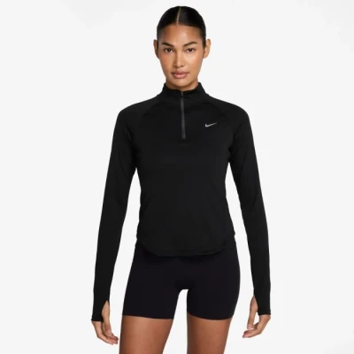 Image of Nike Performance Tempo Long sleeved top Black/reflective silvercoloured, Women&#039;s, Size: XS, silver/coloured