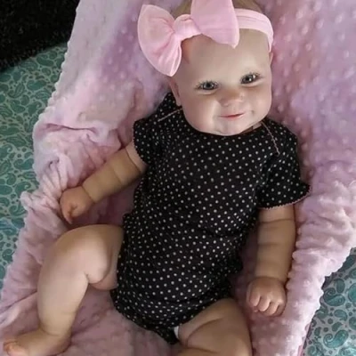 Image of AIBAOLIAN 22 inch 55cm Reborn Baby Dolls Silicone Doll Toddler Lifelike Real Newborn Best Gift for Age3+