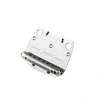 Image of Fender 003 5559 000 Mustang Tremolo Assembly, Chrome