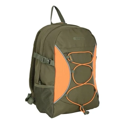 Image of Mountain Warehouse Bolt 18L Backpack Ripstop Rucksack, Compression Straps Bag For Travelling Khaki