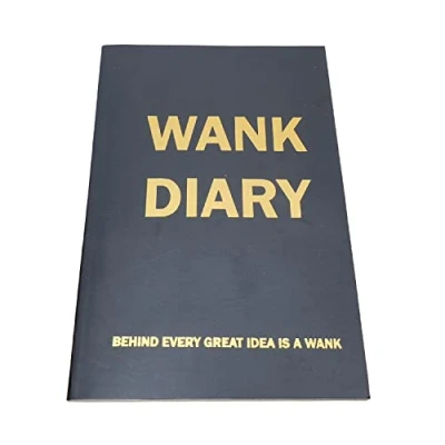 Image of Wank Diary Planner Journal Xmas Gift Ideal Present For Him Husband Boyfriend Dad Men Uncle Funny Unusual April Fools Secret Santa 40th 50th 60th 21st Rude Mens Ladies Her Boss