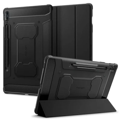 Image of Spigen Rugged Armor Pro Case Compatible with Samsung Galaxy Tab S10+ Plus (2024), S9+ (2023) Black