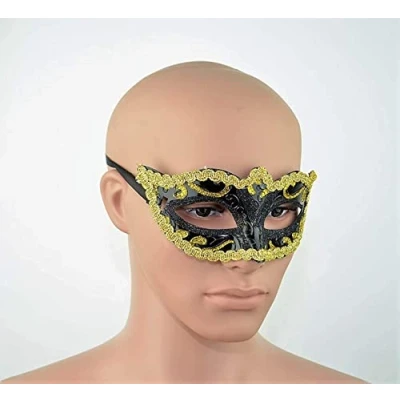 Image of Venetian Masquerade Lace Mask Carnival Eye Masks Halloween Ball Party Prom For Man Ladies Fancy Dress