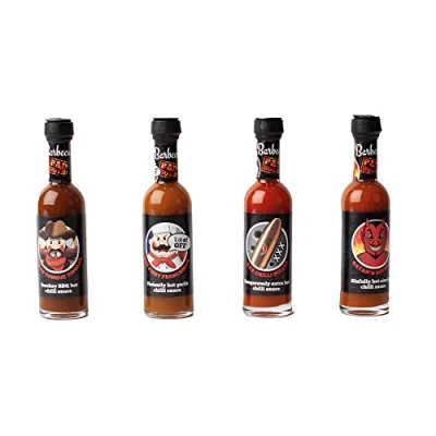 Image of Treat Factory BBQ Bad Boys Sauce Selection (Set of 4)