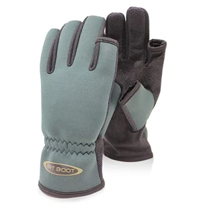 Image of Abode Dirt Boot Anti Slip, Neoprene, Super Grip, Part Fingerless, Fishing Gloves (X Large)