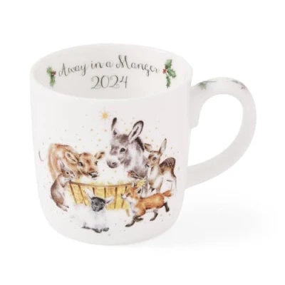 Image of Wrendale Designs &#039;Away in a Manger&#039; Large Mug