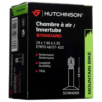 Image of Hutchinson Standard Bike camera., Unisex adult, CV657501, Black (Packaging May Vary)