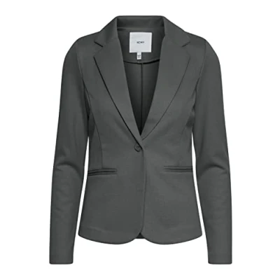 Image of ICHI Women&#039;s IHKATE Pique BL Business Casual Blazer, 194008/Black, S