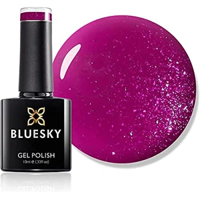Image of Bluesky Gel Nail Polish, Bright Light A023, Dark Pink, Magenta, Long Lasting, Chip Resistant, 10 ml (Requires Drying Under UV LED Lamp)
