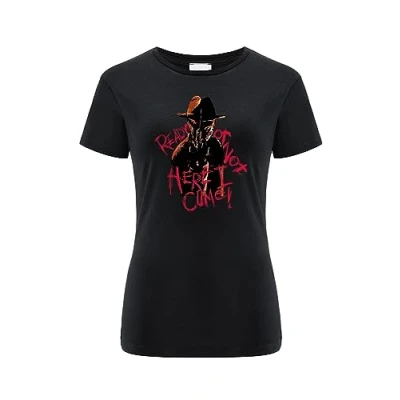 Image of ERT GROUP Women&#039;s T Shirt, Nightmare of The Elm Street 007 Black, XS