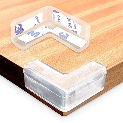 Image of Qty: 16pcs Transparent Self Adhesive Table Corner Edge Worktop Child Bump Protectors Guards by Lifeswonderful