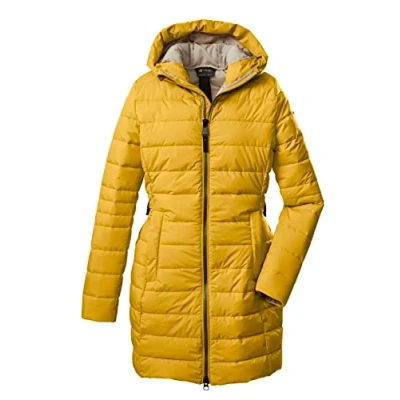 Image of G.I.G.A. DX (GIGEQ 34 WMN QLTD PRK, Women&#039;s Casual Functional Parka in Down Look with Hood, Burnt Yellow, 50, 38803 000