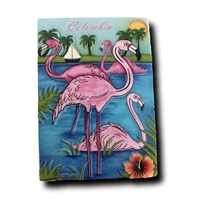 Image of 3D,Colombia Refrigerator Magnet,Famous Tourist Souvenirs,Resin Fridge Magnet Home and Kitchen Decoration