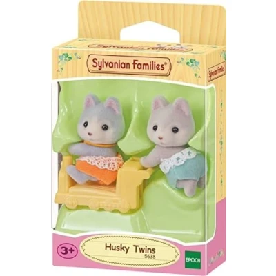 Image of Sylvanian Families Husky Twins dollhouse playset 5638