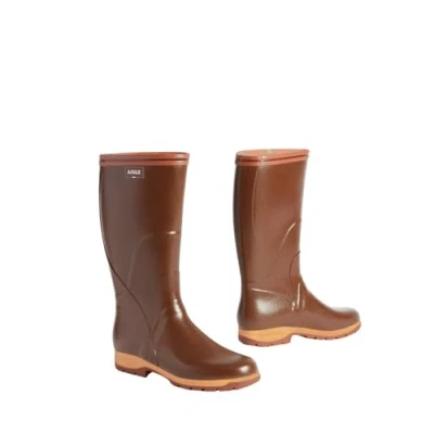 Image of Aigle Men&#039;s TANCAR PRO Rain Boot, Marron, 10 UK