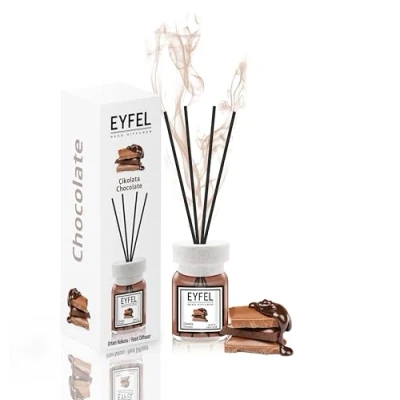 Image of EYFEL Reed Diffusers for Home Chocolate Diffuser Set 4.05 fl oz Oil Sticks, Bathroom Diffuser, Scented Sticks