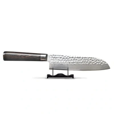 Image of Hammered Damask BR Damascus Nakiri 18 cm