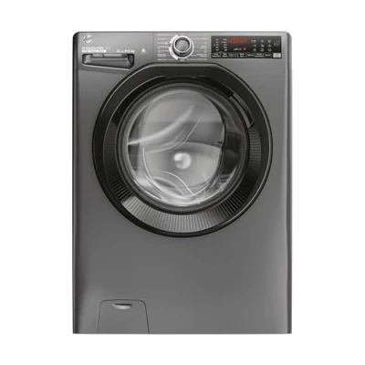 Image of Hoover H3DPS4966TAMBR80 Freestanding Washer Dryer with LED Display, 9 or 6kg Load, 1400RPM, Drive Motor, Graphite, D A Rated