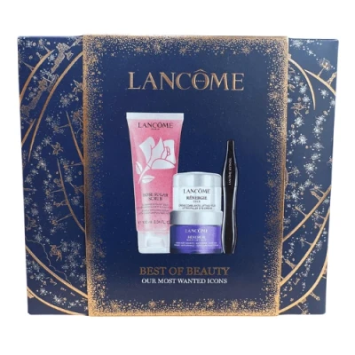 Image of Lancome Renergie Eye Cream 5ml+MultiLift Night 15ml+Rose Scrub 100ml+Hypnose Mascara 01 Noir Set