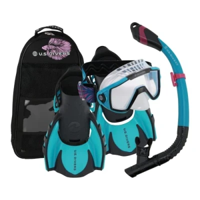 Image of US Divers SET AVILA 2.0 PARADISE BLACK BLUE M